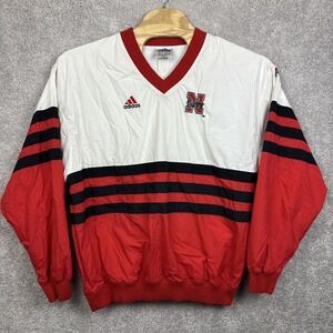 Adidas Nebraska Huskers NCAA Track Jacket 90s Vintage Vtg XL